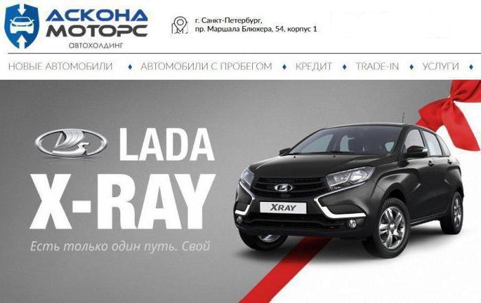 Ascona Motors anmeldelser i St Petersburg adresse