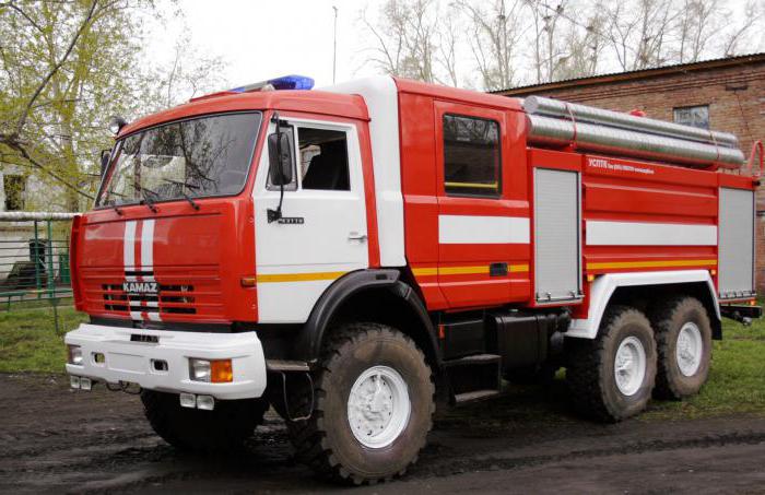 Kamaz brandmand: kort beskrivelse