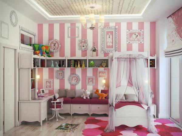 Baby wallpapers til piger: hvordan man vælger