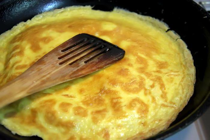 scoop omelet