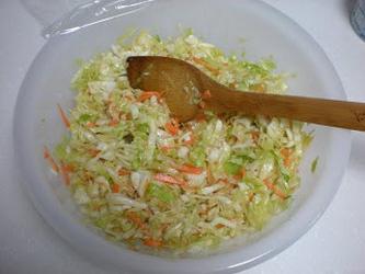 Lækker hjemmelavede præparater: Salat af kål til vinteren