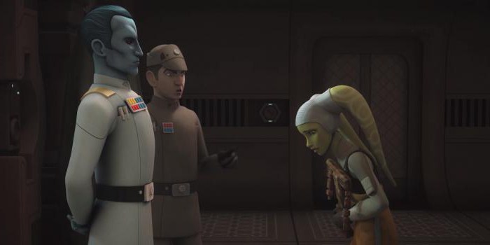 Grand admiral Thrawn er den nye leder af de kejserlige styrker