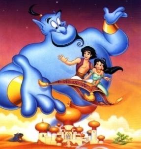 lampe aladdin tegneserie