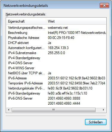 konfigurere ipv6 windows 7 