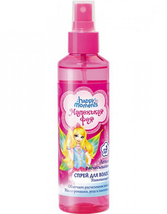 Hårspray til kamning: "Easy combing" fra Johnsons Baby, børns spray "Little Fairy"