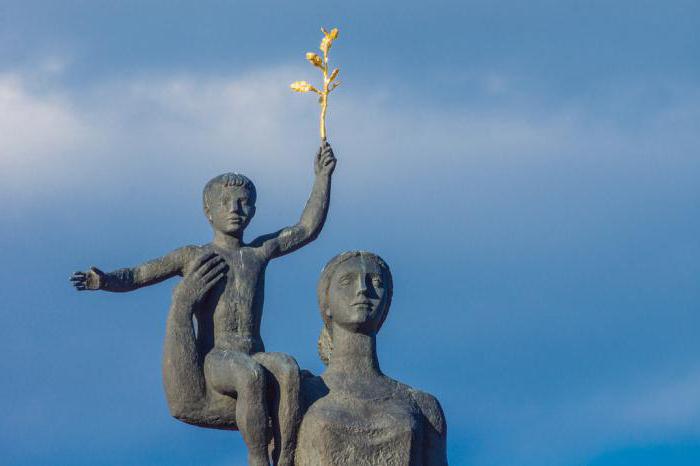 Monument til militær og arbejdskraft herlighed i Penza