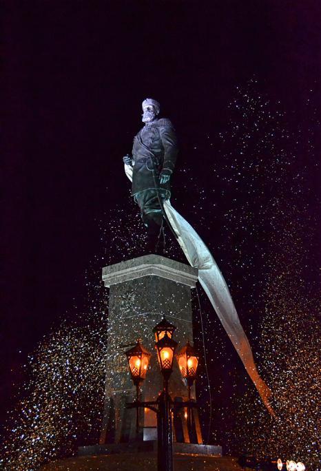 novosibirsk et monument til kejseren Alexander III