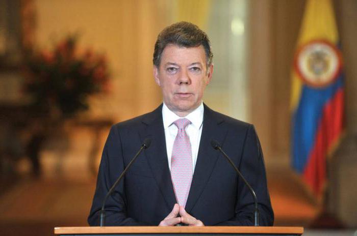 Præsident for Colombia (Juan Manuel Santos) - vinder af Nobels fredspris i 2016