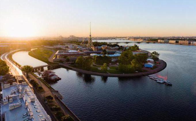 St. Petersborg: højde over havets overflade