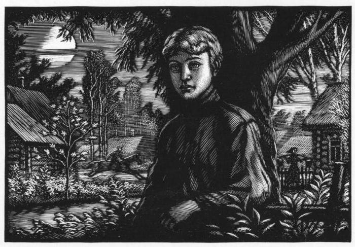 Sergei Yesenin: "The Woods. Steppe og gav »