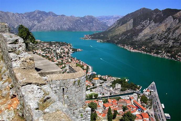 Strande i Kotor bugten