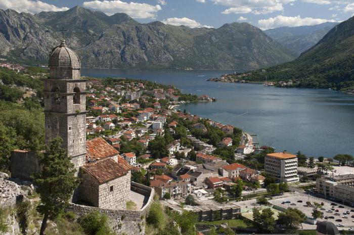 Seværdigheder i Kotor bugten