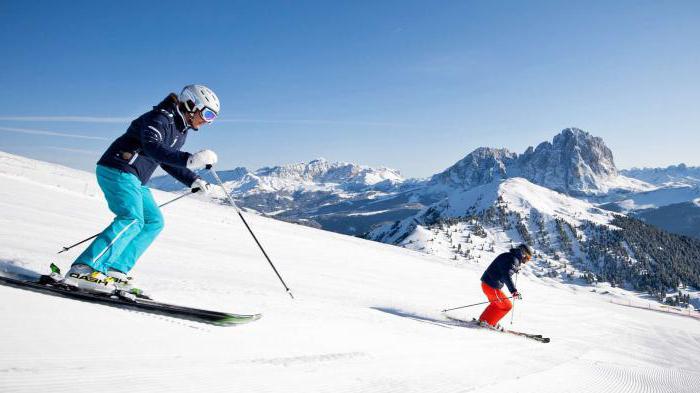 Val Gardena Italien populære skisportssted