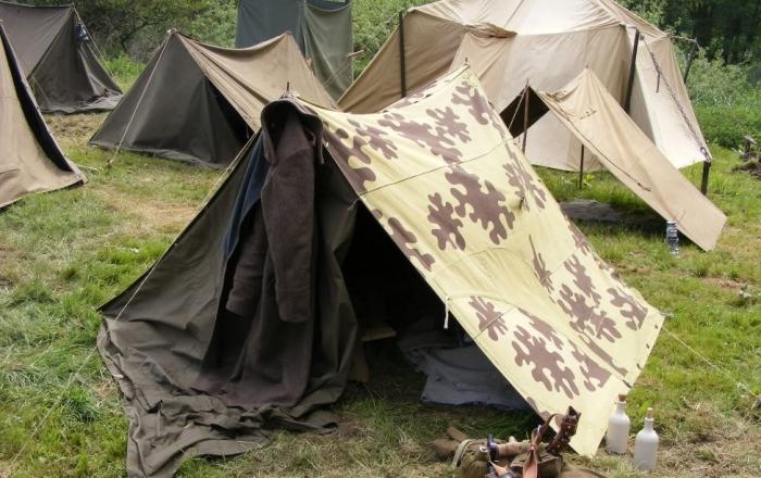 Tæppe-telt - soldatens ven og andre typer telte