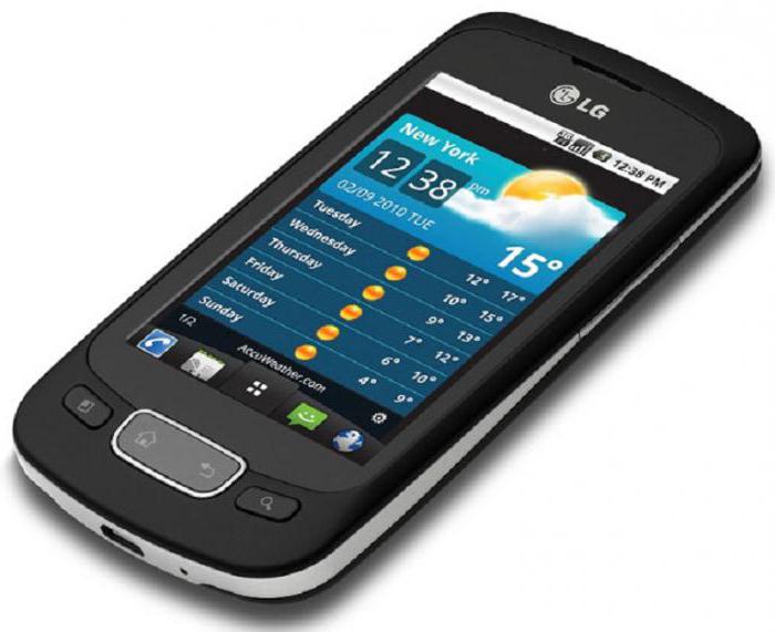 smartphone lg p500 optimus one