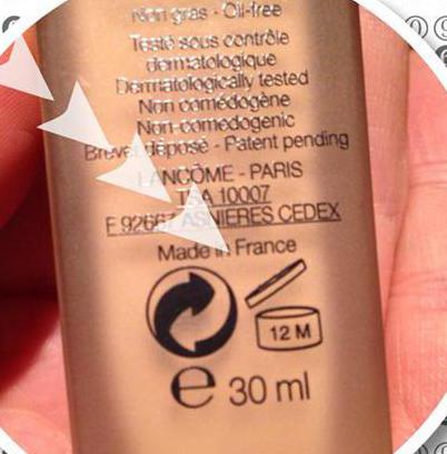 EXP på emballagen betyder perioden for sikker brug af kosmetik